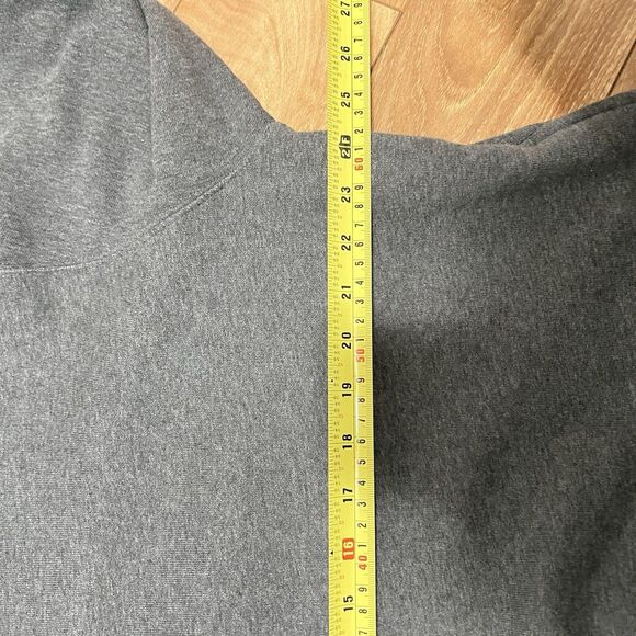 LL Bean 1/4 Zip Sweatshirt Fleece Mens L Pockets Gray Gorpcore Outdoor Sweater - Picture 5 of 7